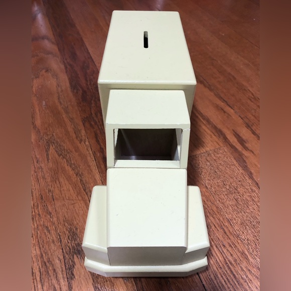 RARE Vintage SCHWANS Ice Cream & Finer Foods Movable Truck Piggy Bank - Picture 5 of 11